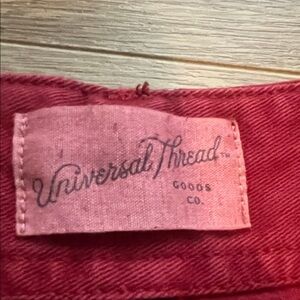 Universal Thread Women's Deep Red Jeans